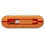 LaCie Rugged Secure externe harde schijf 2000 GB Oranje, Wit (STFR2000403) thumbnail