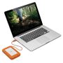 LaCie Rugged Secure externe harde schijf 2000 GB Oranje, Wit (STFR2000403) thumbnail