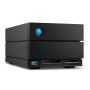 LaCie 2BIG DOCK disk array 20 TB Desktop Zwart (STLG16000400) thumbnail