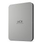 Seagate Lacie Mobile Drive externe harde schijf 4 TB USB Type-C 3.2 Gen 1 (3.1 Gen 1) Zilver (STLP4000400) thumbnail