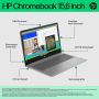 HP Chromebook 15a-nb0100nd Intel® N N100 39,6 cm (15.6") Full HD 4 GB LPDDR5-SDRAM 128 GB UFS Wi-Fi 6 (802.11ax) ChromeOS Zilver (B0WV1EA#ABH) thumbnail