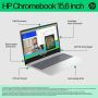 HP Chromebook 15a-nb0100nd Intel® N N100 39,6 cm (15.6") Full HD 4 GB LPDDR5-SDRAM 128 GB UFS Wi-Fi 6 (802.11ax) ChromeOS Zilver (B0WV1EA#ABH) thumbnail