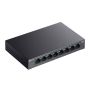 TP-Link LiteWave LS108GP netwerk-switch Unmanaged Gigabit Ethernet (10/100/1000) Power over Ethernet (PoE) Zwart (LS108GP) thumbnail