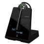 Jabra Engage 75 SE Headset Draadloos oorhaak, Hoofdband Kantoor/callcenter Bluetooth Zwart (9655-583-117) thumbnail