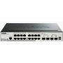 D-Link DGS-1510-20 netwerk-switch Managed L3 Gigabit Ethernet (10/100/1000) Zwart (DGS-1510-20) thumbnail