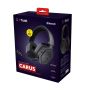 Trust GXT 493 Carus Gaming Headset - Draadloze gamingheadset – Bluetooth en USB verbinding – Afneembare microfoon – Zwart (25491) thumbnail