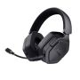 Trust GXT 493 Carus Gaming Headset - Draadloze gamingheadset – Bluetooth en USB verbinding – Afneembare microfoon – Zwart (25491) thumbnail