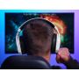 Trust GXT 493W Carus Headset Bedraad en draadloos Hoofdband, Helm Gamen USB Type-C / USB Type-A Bluetooth Wit (25534) thumbnail
