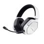 Trust GXT 493W Carus Gaming Headset - Draadloze gamingheadset – Bluetooth en 2.4 GHz verbinding – Afneembare microfoon – Wit (25534) thumbnail
