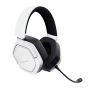 Trust GXT 493W Carus Gaming Headset - Draadloze gamingheadset – Bluetooth en 2.4 GHz verbinding – Afneembare microfoon – Wit (25534) thumbnail