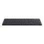 Trust Vaiya Draadloos Toetsenbord - Multi-device toetsenbord – QWERTY US-indeling – USB en Bluetooth – Zwart (25511) thumbnail
