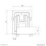 Neomounts mediaspeler houder (AWL-440BL) thumbnail