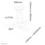 Neomounts projector plafondsteun (BEAMER-C80) thumbnail