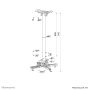 Neomounts projector plafondsteun (CL25-550BL1) thumbnail