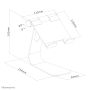 Neomounts DS15-050SL1 Tablet standaard tot 11" - opvouwbaar - universeel (DS15-050SL1) thumbnail