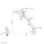Neomounts monitorarm voor curved ultra-wide schermen (DS70PLUS-450WH1) thumbnail