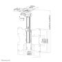 Neomounts monitor plafondsteun (FPMA-C020BLACK) thumbnail