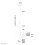 Neomounts monitor plafondsteun (FPMA-C060BLACK) thumbnail