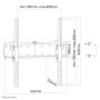 Neomounts tv wandsteun (FPMA-W350BLACK) thumbnail