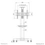 Neomounts vloersteun (NM-M1700BLACK) thumbnail