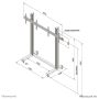 Neomounts Pro videowall vloersteun (NMPRO-M21) thumbnail