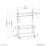 Neomounts vloersteun (NS-M4000BLACK) thumbnail