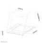 Neomounts opvouwbare laptop stand (NSLS075BLACK) thumbnail