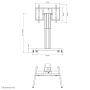 Neomounts gemotoriseerde vloersteun (PLASMA-M2500TBLACK) thumbnail