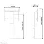 Neomounts gemotoriseerde wandsteun (PLASMA-W2250BLACK) thumbnail