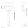 Neomounts gemotoriseerde wandsteun (PLASMA-W2500SILVER) thumbnail