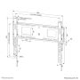 Neomounts heavy duty tv wandsteun (WL30-750BL16) thumbnail