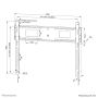 Neomounts heavy duty tv wandsteun (WL30-750BL18) thumbnail