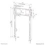 Neomounts heavy duty tv wandsteun (WL30-750BL18P) thumbnail