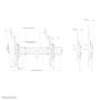 Neomounts heavy duty TV wandsteun (WL35S-950BL19) thumbnail