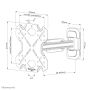 Neomounts tv wandsteun (WL40S-840BL12) thumbnail