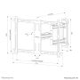 Neomounts tv wandsteun (WL40S-850BL16) thumbnail
