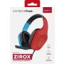 Trust GXT 416S Zirox Gaming Headset - USB gamingheadset – RGB-verlichting – Opklapbare microfoon – Zwart/Cyaan/Rood (25423) thumbnail