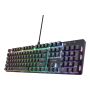 Trust GXT 871 Zora toetsenbord Gamen USB Duits Zwart (25678) thumbnail