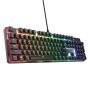 Trust GXT 871 Zora toetsenbord Gamen USB Duits Zwart (25678) thumbnail