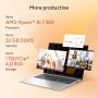 ASUS Vivobook 16 M1607KA-MB043W AMD Ryzen AI 7 340 Laptop 40,6 cm (16") WUXGA 16 GB DDR5-SDRAM 512 GB SSD Wi-Fi 6 (802.11ax) Windows 11 Home Belgisch Blauw, Zilver (90NB15F1-M006F0) thumbnail