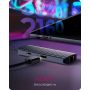 ICY BOX IB-DK4034a-CPD Bedraad USB 3.2 Gen 1 (3.1 Gen 1) Type-C Aluminium, Zilver (IB-DK4034A-CPD) thumbnail