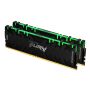 Kingston Technology FURY Renegade RGB geheugenmodule 32 GB 2 x 16 GB DDR4 3200 MHz (KF432C16RB1AK2/32) thumbnail