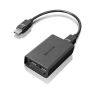 Lenovo DisplayPort to Dual-DisplayPort Monitor Cable USB-kabel USB A Zwart (0B47092) thumbnail