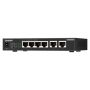 QNAP QSW-2104-2T-R2 netwerk-switch Unmanaged 10G Ethernet (100/1000/10000) Desktop Zwart (QSW-2104-2T-R2) thumbnail