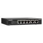 QNAP QSW-2104-2T-R2 netwerk-switch Unmanaged 10G Ethernet (100/1000/10000) Desktop Zwart (QSW-2104-2T-R2) thumbnail