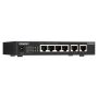QNAP QSW-2104-2T-R2 netwerk-switch Unmanaged 10G Ethernet (100/1000/10000) Desktop Zwart (QSW-2104-2T-R2) thumbnail