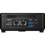 MSI CUBI N ADL S-225BEU PC/workstation barebone 0,69L maat pc Zwart N100 (CUBI N ADL S-225BEU) thumbnail