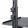 StarTech.com Beamertafel - Stevige Verrijdbare Laptop en Projectietafel (2x 10kg/schap) - Presentatiewagen/Computer Trolley/AV Projector Stand - In Hoogte Verstelbaar / Zwenkwielen met Rem (ADJPROJCART) thumbnail