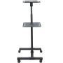 StarTech.com Beamertafel - Stevige Verrijdbare Laptop en Projectietafel (2x 10kg/schap) - Presentatiewagen/Computer Trolley/AV Projector Stand - In Hoogte Verstelbaar / Zwenkwielen met Rem (ADJPROJCART) thumbnail