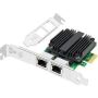 Dell QLogic Dual-Port 10GB RJ-45 Netwerkadapter (2J3X7-LP) thumbnail